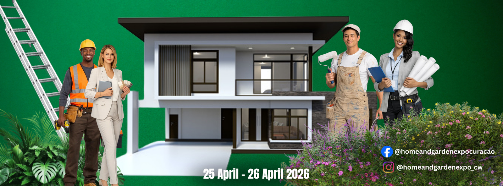 Home & Garden Expo Curaçao 2026 Banner